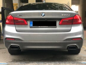 Hranaté koncovky na BMW 5 - G30/G31 - černý lesk - 3