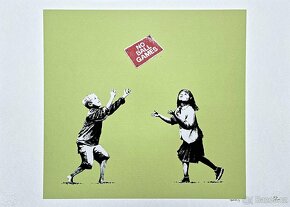 BANKSY- limitovaná a číslovaná edice s certifikací - 3