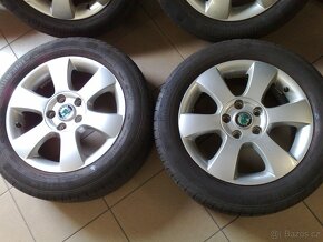 alu kola 5x112 r16 original skoda 205/55/16 - 3