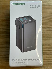 NOVÁ powerbanka Rocoren 50000mAh, 4x USB-A + 2x USB-C, TOP - 3