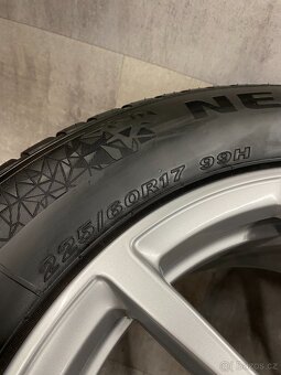 Originální Alu kola 5x112 Audi A6 225/60/17 zimní - 3