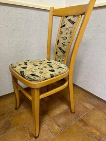 Židle THONET světlé, 7ks - 3