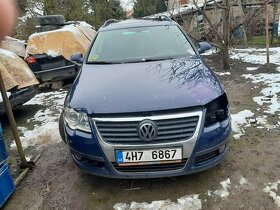 VW Passat b6 1.9tdi BLS na nahradni dily barva modrá LA5E - 3