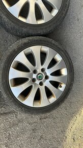 Alu kola 5x112 R17 7J ET49 Originál Škoda cena za všechny - 3