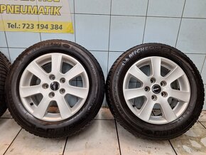 Alu kola R15 5x108 Borbet + zimní pneu 195/65/15 Michelin - 3