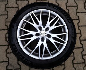 Alu kola Audi, Mercedes 5x112 R18 KRÁSNÁ ZIMNÍ SADA - 3