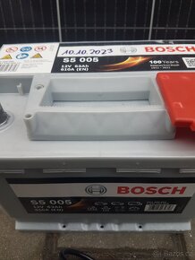 Autobaterie BOSH 63Ah 12V 610A Použitá - 3