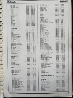 montážní data Autodata 1977-1987 na kompletní produkci vozů - 3