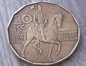 20kč (1993) nedoražená číslice 9,3 - 3