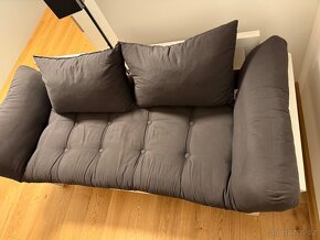 Karup Design: Sofa Edge Bilý rám / Šedá látka - 3