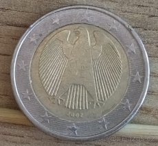 2 Euro Nemecko 2002 F - pšeničnoražba - 3