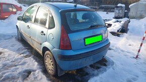 prodám na náhradní díly CITROEN C3 1.1i - 3