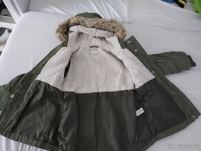 Khaki přechodová parka - 3