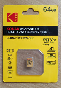 Paměťová karta MicroSD 64GB KODAK C10 U3 - 3