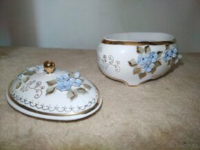 Retro porcelánová dóza/cukřenka/šperkovnice USSR - 3