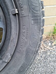 Sada zimních pneumatik 165/70 R14 - 3