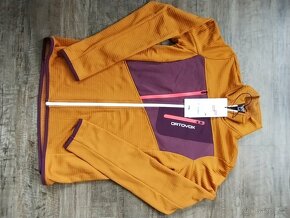 Mikina ORTOVOX FLEECE GRID JACKET Wms vel.L levně - 3