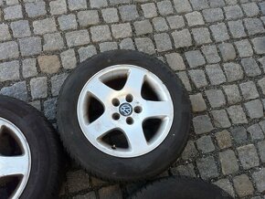 ALU KOLA + ZIMNÍ PNEU VW 15" ŠKODA SEAT 195/65R15 - 3