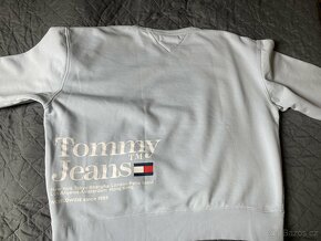 Světle modrá mikina panská Tommy Hilfiger - 3