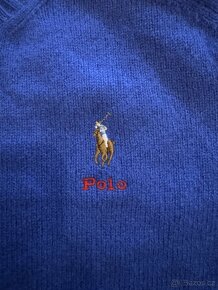 Ralph Lauren Polo modrý svetr - 3