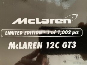 Model Mclaren 12C GT3 Minichamps 1:18 limit - 3