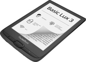 Elektronická kniha Pocketbook Basic Lux 3 PB617 6" Černá - 3