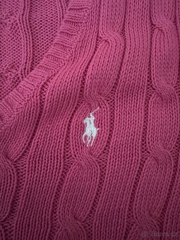 Ralph Lauren Polo růžový svetr - 3