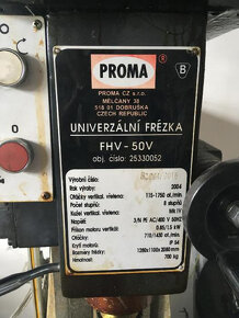 Frézky - univerzální FHV-50V - 3