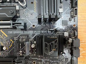 ASUS TUF GAMING B660M-PLUS WIFI D4 Socket 1700,Funkční,Záruk - 3