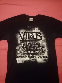 triko  punk Kapely Virus vel. M - 3