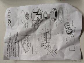 CONCEPT nízký vaničkový sifon pr. 90 mm, chrom - 3