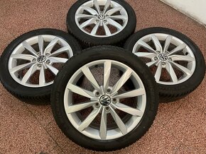 Originál Volkswagen ALU kola 5x112 r17 zimní pneu 6,5mm - 3