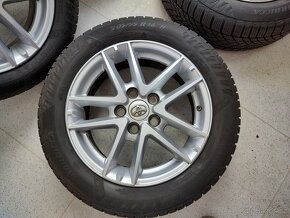 ALU kola 16“ Toyota + zánovní zimní pneu + TPMS senzory. - 3