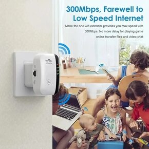 VÝPRODEJ. WiFi Extender rychlost až 300 Mbit/s. NOVY - 3