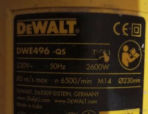 Bruska DeWALT DWE 496 qs - 3