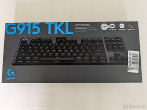 Klávesnice Logitech G915 TKL - jako nová - 3