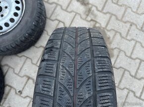 4x plechové disky 5x120 + pneu zimní 215/65 R16C - 3