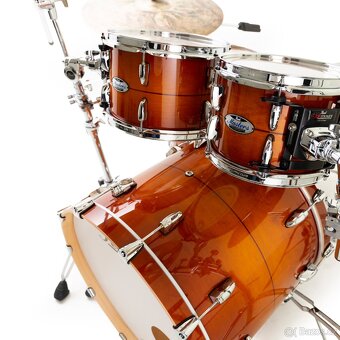 Pearl MCT924XEPC840 Masters Maple Almond Red Stripe 4-Piece - 3