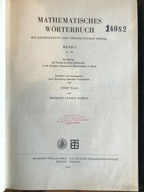 Mathematisches Wórterbuch - První i druhý díl - 3