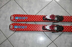 lyže Roxy 140 cm , salomon lyžaky - 3