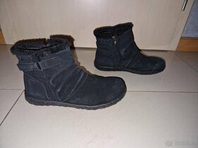 Černé kotníčkové boty vel.37 - 3