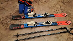 Lyžařský set Völki Race Tiger 110cm, Boty Lange RSJ60+HŮLKY - 3