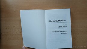 Microsoft MS-DOS v 5.0 - Getting Started + diskety - 3