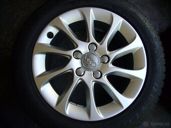 ZIMNÍ ALU KOLA orig.AUDI-VW-ŠKODA 16" 5x112 6,5" et-46, - 3