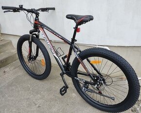 Horský FATbike 18 ALUMINIUM rám 27,5 kola Shimano převody - 3