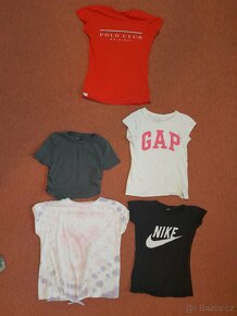 Dětská trika krátký rukáv GAP, NIKE, CROPP vel. S - 3