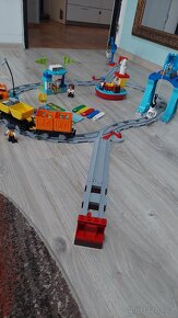 Velká sada lego duplo VLAK a 2x koleje - 3