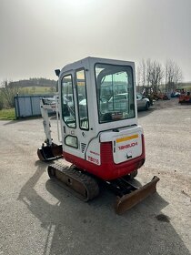 Minibagr Takeuchi Tb016 2008 2x lzice Precepovane - 3