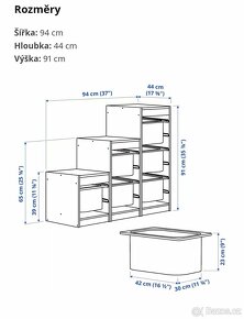 Úložný systém Trofast - 3