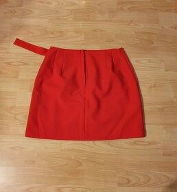Červená mini sukně New look M - 3